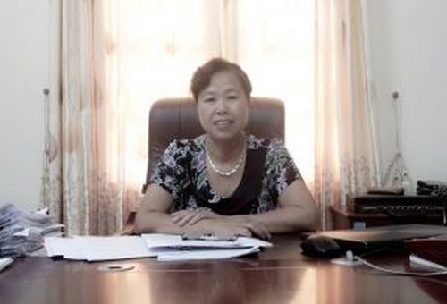 Bà Lê Thị Hường Phó chủ tịch UBND huyện Thường Xuân – Thanh Hóa.