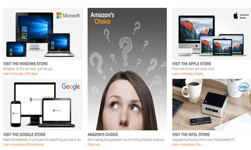 Nhiều lựa chọn mua đồ công nghệ trên các website bán lẻ như Amazon, Bestbuy, Ebay cho Black Friday.