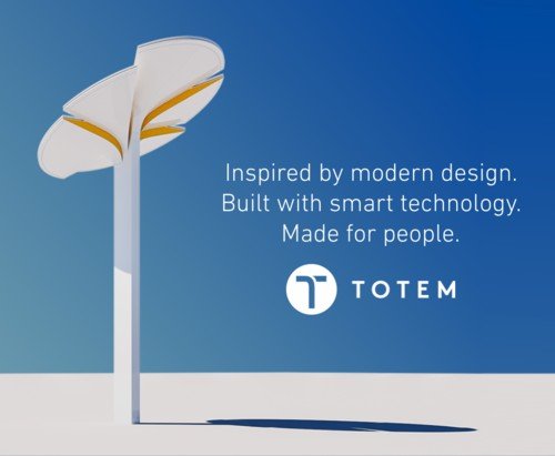 Mẫu sản phẩm cột đèn “5 trong 1” Totem Power đưa ra