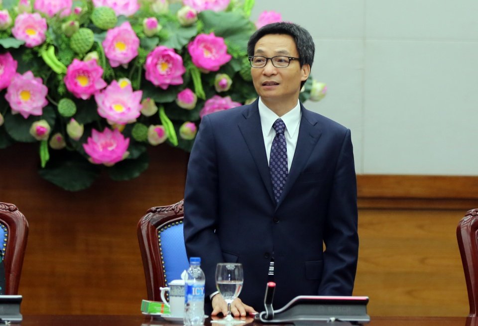 Phó Thủ tướng phát biểu tại buổi tiếp.