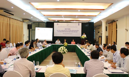 Ngày 24/8/2017, tại Hà Nội, Ban Quản lý Dự án, Trung tâm Phát triển công nghệ cao đã phối hợp với Viện Tiêu chuẩn Chất lượng Việt Nam thuộc Tổng cục Tiêu chuẩn Đo lường Chất lượng Việt Nam, Bộ Khoa học và Công nghệ Việt Nam (MOST), Vụ Khoa học Công nghệ và Tiết kiệm Năng lượng, Bộ Công Thương (MOIT) tổ chức Hội thảo tham vấn góp ý để hoàn thiện các đề xuất về “Một số tiêu chuẩn quốc gia, chương trình dán nhãn và chứng nhận cho sản phẩm chiếu sáng LED”trước khi trình MOST và MOIT xem xét ban hành và thực hiện.