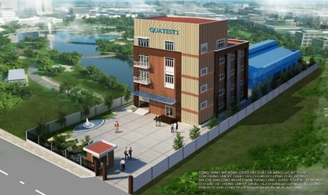 Khu vực thử nghiệm được xây mới tại Cơ sở 2 của QUATEST 1 (Lô B2-3-6a KCN Nam Thăng Long, phường Thụy Phương, quận Bắc Từ Liêm, TP Hà Nội), nơi bố trí Phòng thử nghiệm, khởi công xây dựng ngày 16 / 02 / 2017.