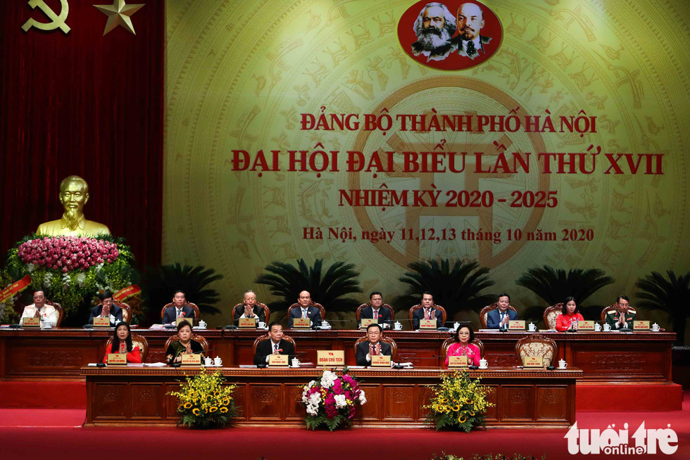 Báo cáo chính trị nêu mục tiêu đến năm 2025, GRDP/người của TP Hà Nội đạt 8.300-8.500 USD - Ảnh: NGUYỄN KHÁNH